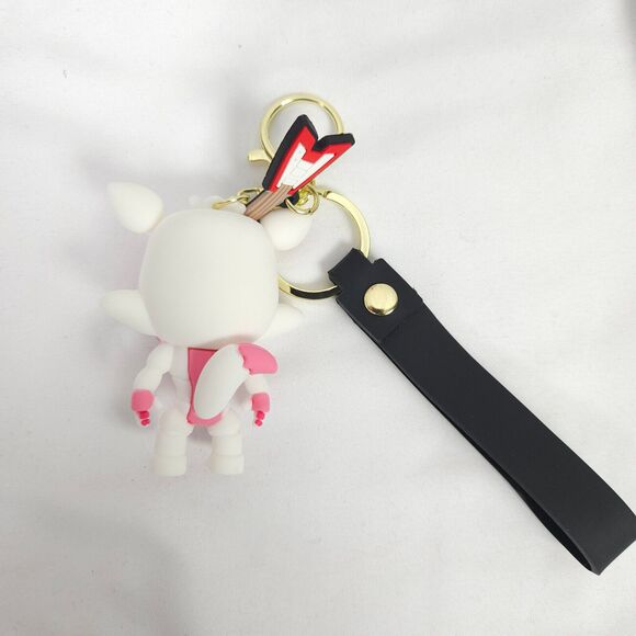 FNAF Fun Time Foxy 3D Keychain Five Nights at Freddy's Silicone Keyring - Picture 2 of 2